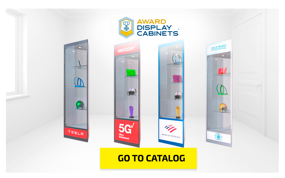 Award Corner Display Cabinets